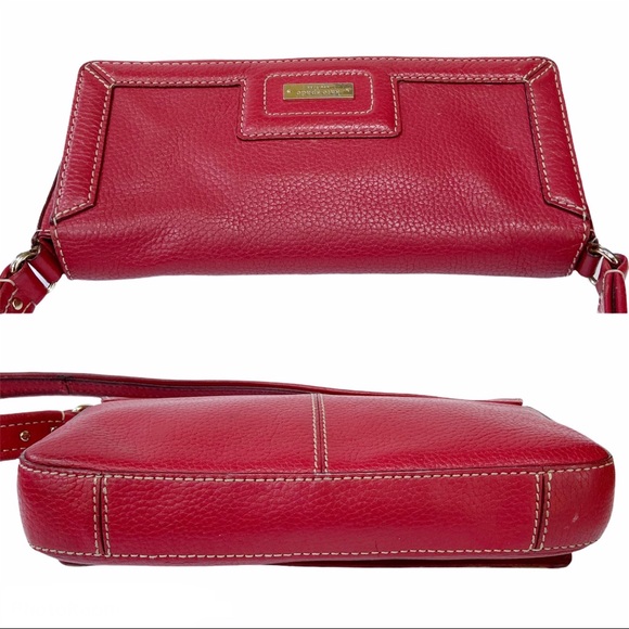 Kate Spade Vintage Bag in Deep Red Pebble Leather - Picture 4 of 16